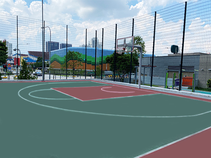 Bright View Basketball Court-Sideline Venue